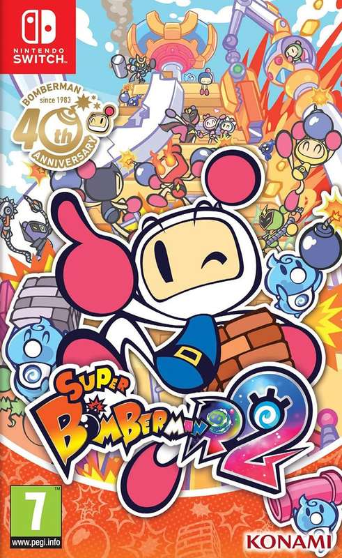 Super Bomberman R 2 - 40th Anniversary Edition (NS / Switch)(New) - Konami 100G