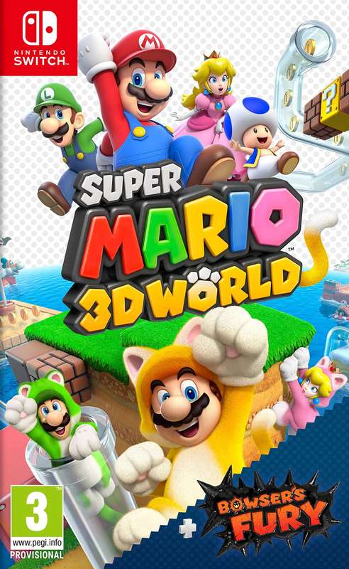 Super Mario 3D World + Bowser's Fury (NS / Switch)(New) - Nintendo 100G