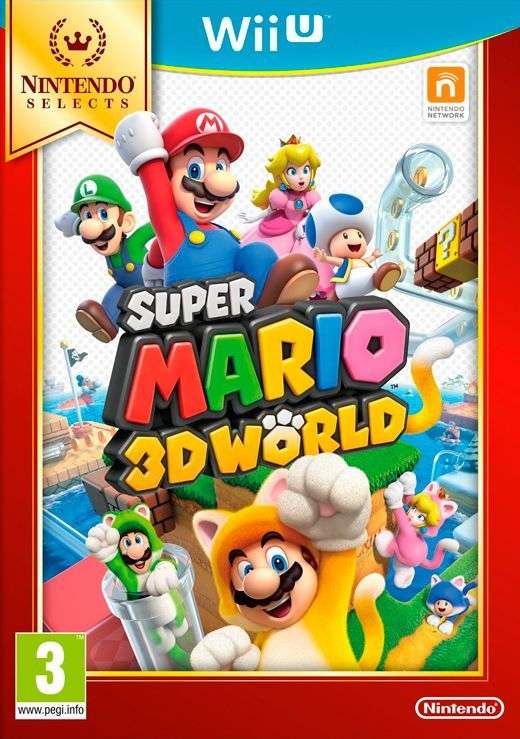 Super Mario 3D World - Nintendo Selects (Wii U)(Pwned) - Nintendo 130G