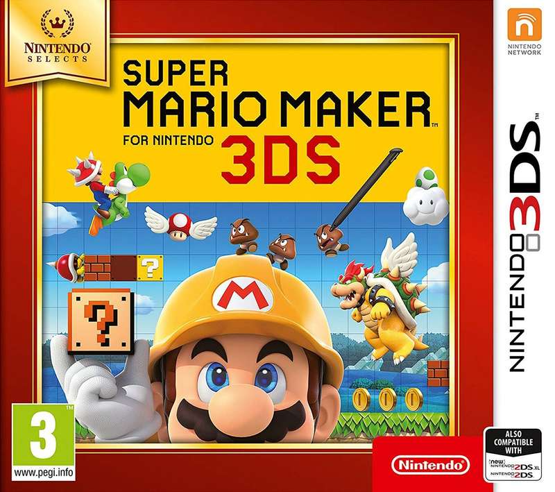 Super Mario Maker - Nintendo Selects (3DS)(New) - Nintendo 110G