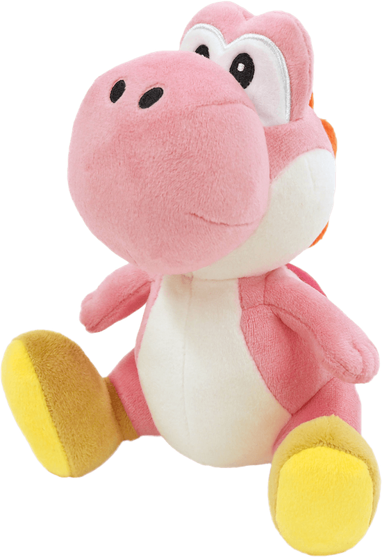 Super Mario: 8'' Yoshi Plush - Pink (New) - Little Buddy 250G
