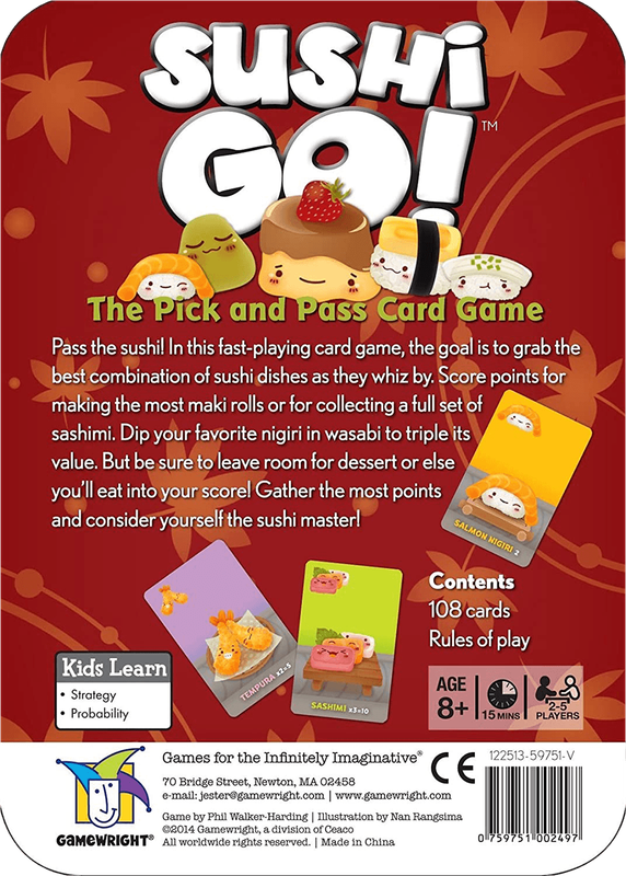 Sushi Go! (New) - Gamewright 350G