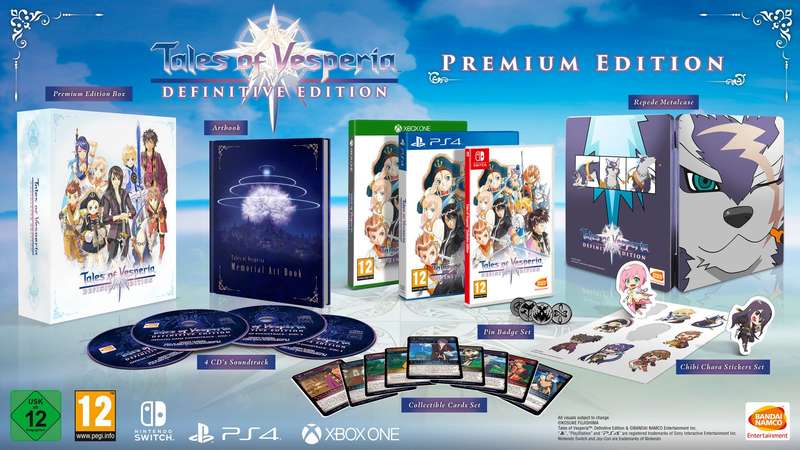 Tales of Vesperia: Definitive Edition - Premium Edition (Xbox One)(New) - Namco Bandai Games 1000G