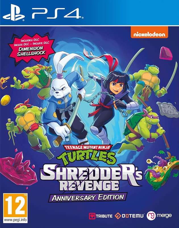 Teenage Mutant Ninja Turtles: Shredder's Revenge - Anniversary Edition (PS4)(New) - Merge Games 90G