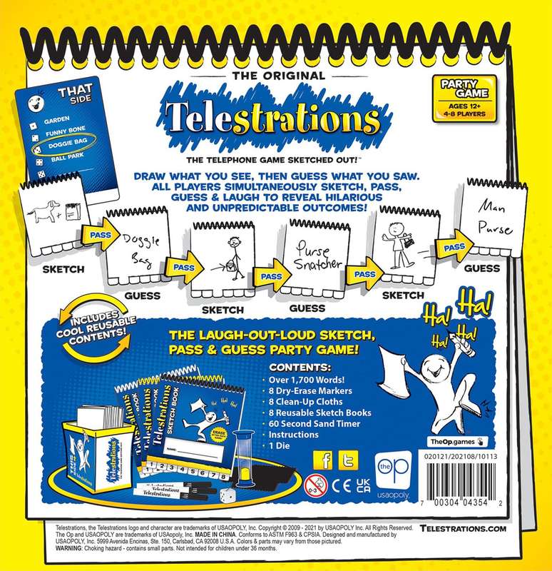Telestrations - The Original (New) - USAopoly / The OP Games 1300G