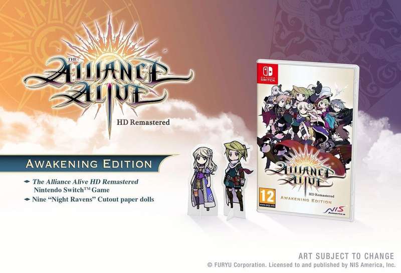 Alliance Alive, The - HD Remastered - Awakening Edition (NS / Switch)(New) - NIS America / Europe