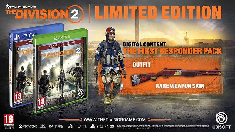Division 2, The - Limited Edition (Xbox One)(New) - Ubisoft 120G
