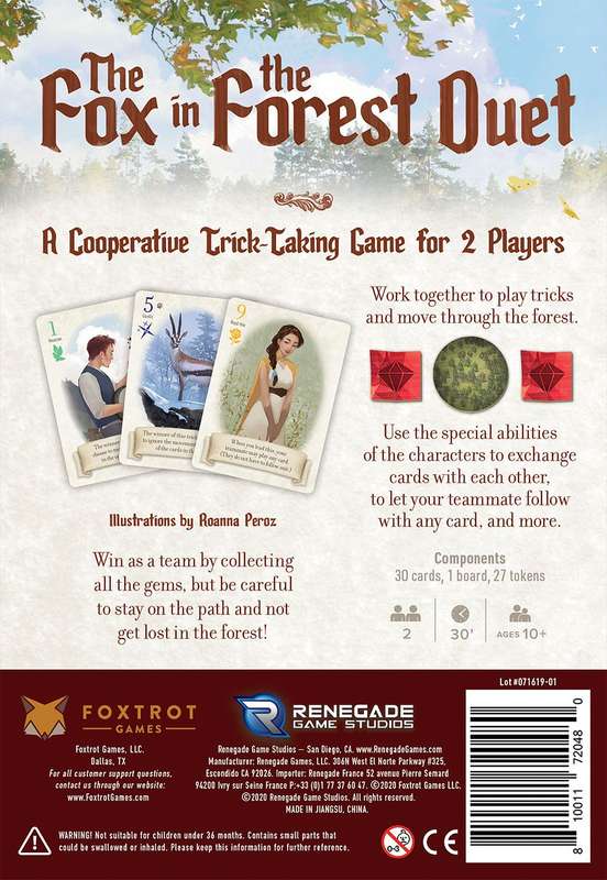 Fox in the Forest Duet, The (New) - Renegade Game Studios 250G