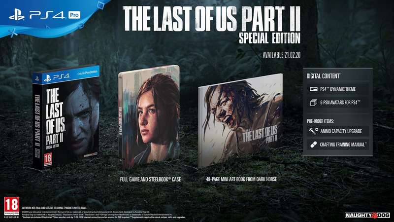Last of Us, The: Part II - Special Edition (PS4)(New) - Naughty Dog 250G