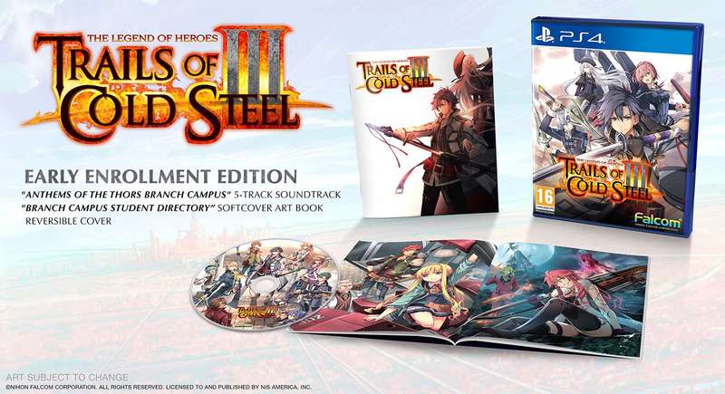 Legend of Heroes, The: Trails of Cold Steel III - Early Enrollment Edition (PS4)(New) - NIS America
