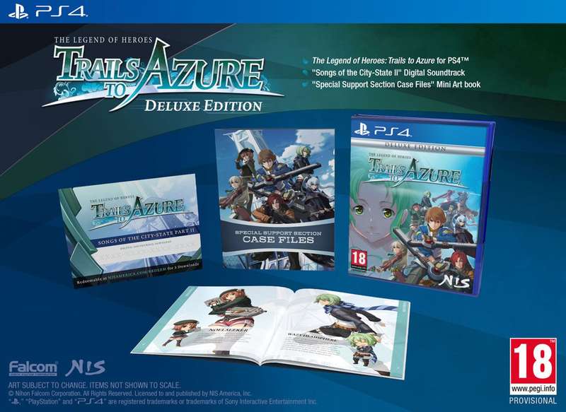 Legend of Heroes, The: Trails to Azure - Deluxe Edition (PS4)(New) - NIS America / Europe 90G
