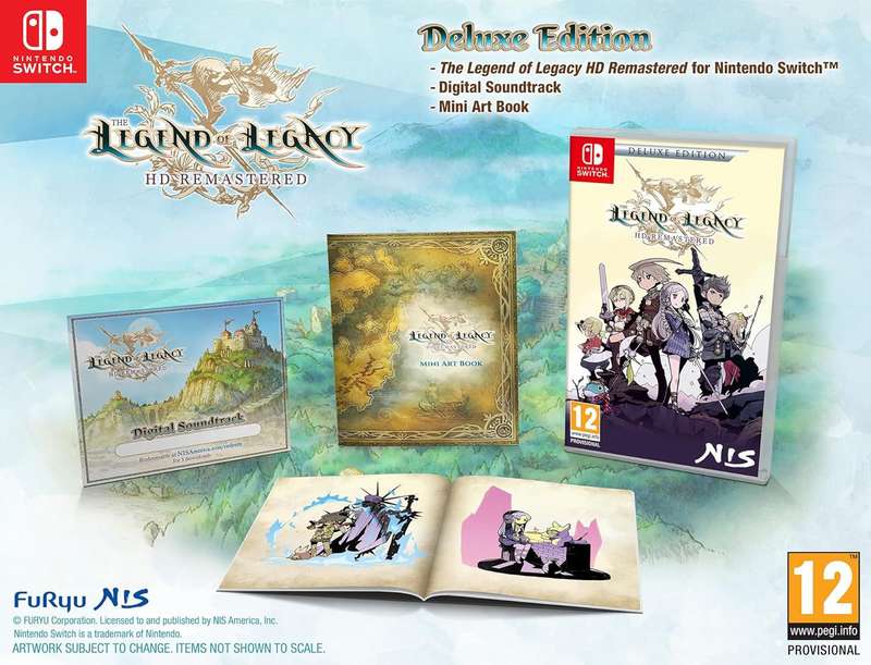 Legend of Legacy, The - HD Remastered - Deluxe Edition (NS / Switch)(New) - NIS America / Europe