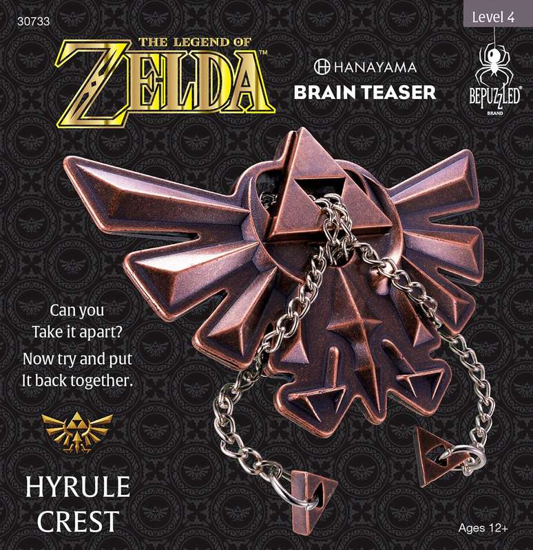 Legend of Zelda, The - Hyrule Crest Hanayama Brain Teaser - Level 4 (New) - BePuzzled 500G