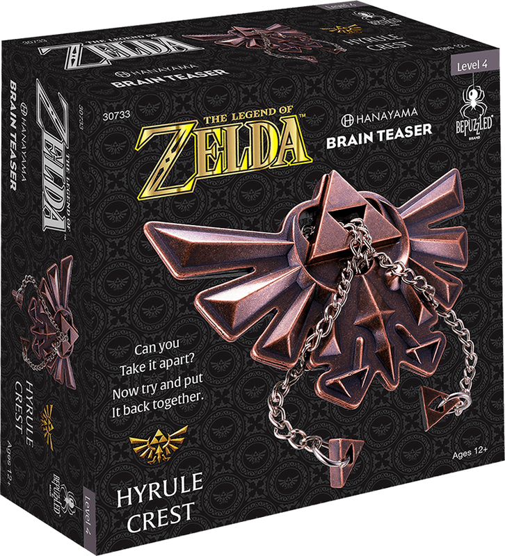 Legend of Zelda, The - Hyrule Crest Hanayama Brain Teaser - Level 4 (New) - BePuzzled 500G