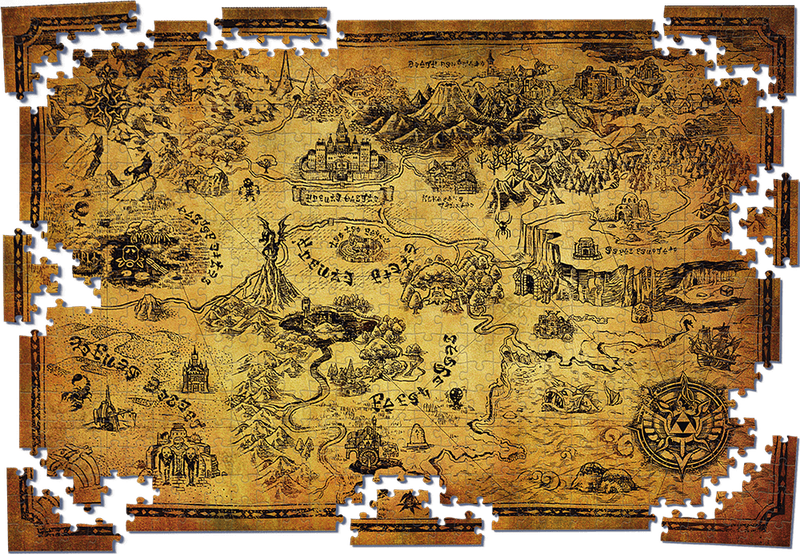 Legend of Zelda, The: Hyrule Field - 500 Piece Puzzle (New) - Winning Moves 1000G
