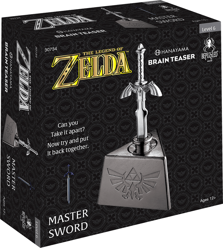 Legend of Zelda, The - Master Sword Hanayama Brain Teaser - Level 6 (New) - BePuzzled 500G