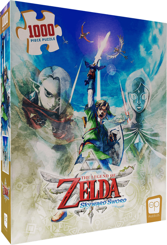 Legend of Zelda, The: Skyward Sword - Link Raising the Master Sword - 1000 Piece Puzzle (New) -
