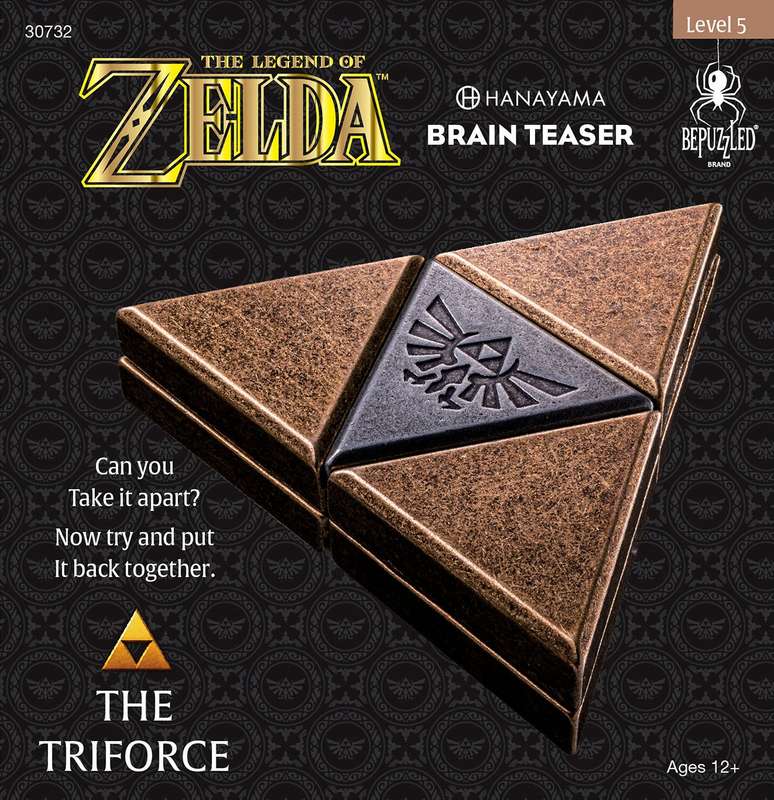 Legend of Zelda, The - The Triforce Hanayama Brain Teaser - Level 5 (New) - BePuzzled 500G