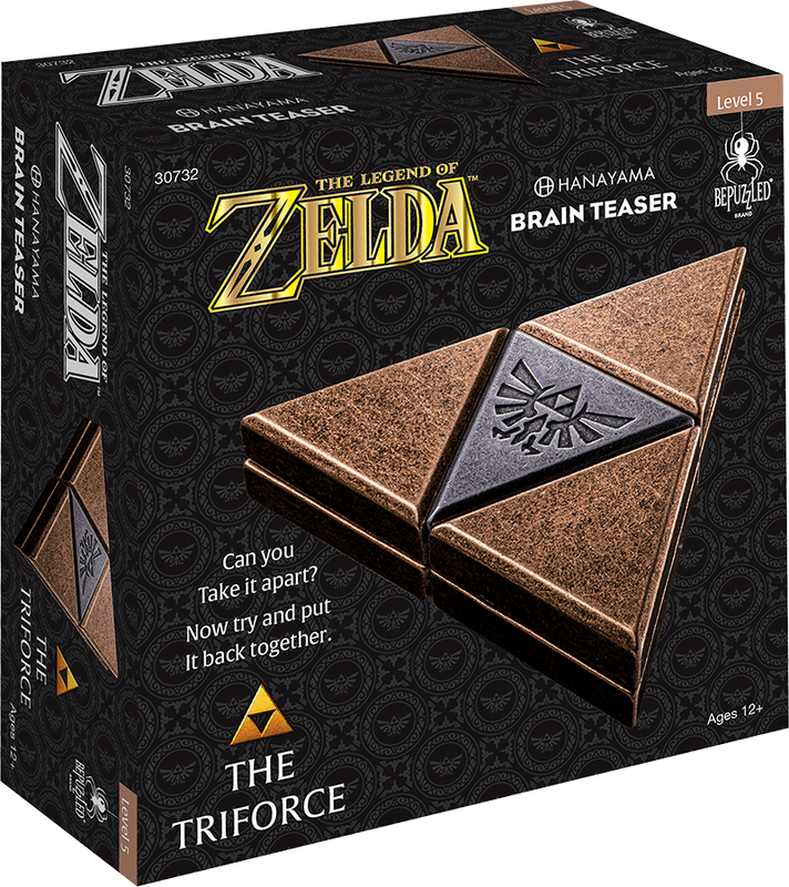 Legend of Zelda, The - The Triforce Hanayama Brain Teaser - Level 5 (New) - BePuzzled 500G