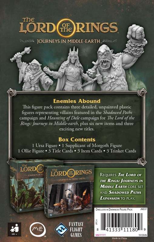 Lord of the Rings, The: Journeys in Middle-Earth - Dwellers in the Darkness Figure Pack (New) -