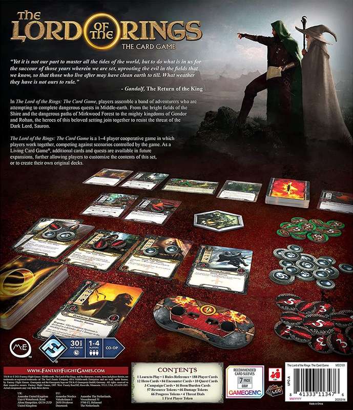 Lord of the Rings, The - The Card Game - 2nd Edition (New) - Fantasy Flight Games 1800G