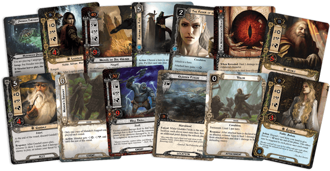 Lord of the Rings, The - The Card Game - 2nd Edition (New) - Fantasy Flight Games 1800G