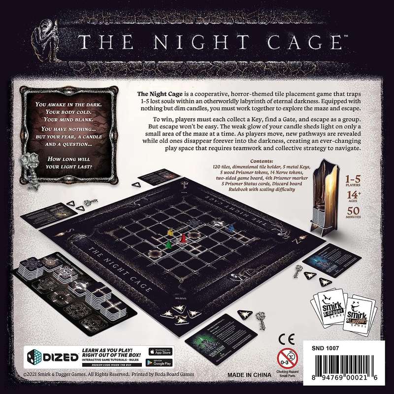 Night Cage, The (New) - Smirk & Dagger Games 1800G