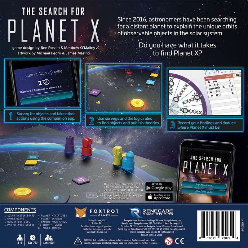 Search for Planet X, The (New) - Renegade Game Studios 750G