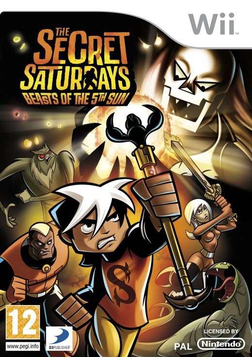 Secret Saturdays, The: Beasts of the 5th Sun (Wii)(Pwned) - D3Publisher 130G
