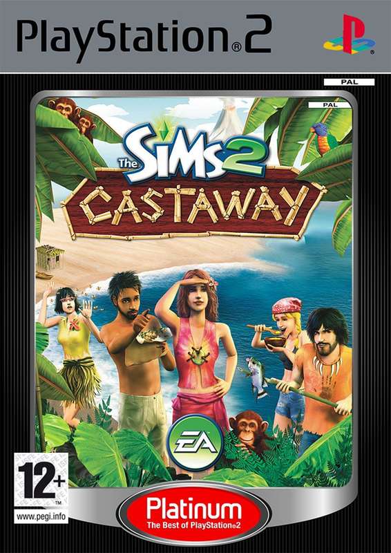 Sims 2, The: Castaway - Platinum (PS2)(Pwned) - Electronic Arts / EA Games 130G