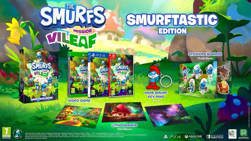 Smurfs, The: Mission ViLeaf - Smurftastic Edition (PS4)(New) - Microids 90G