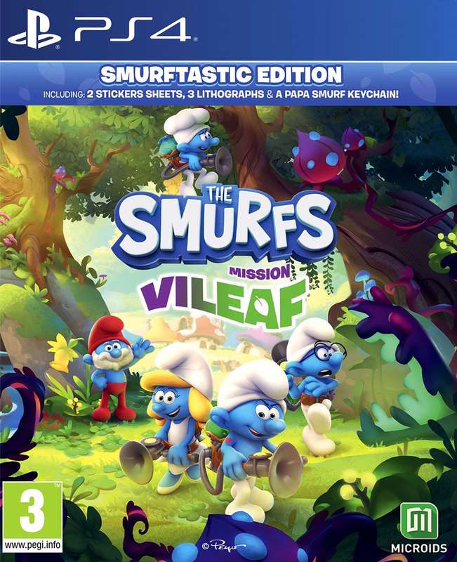 Smurfs, The: Mission ViLeaf - Smurftastic Edition (PS4)(New) - Microids 90G