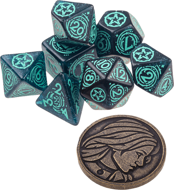 Witcher Dice Set, The: Yennefer - Sorceress Supreme (New) - Q Workshop 200G