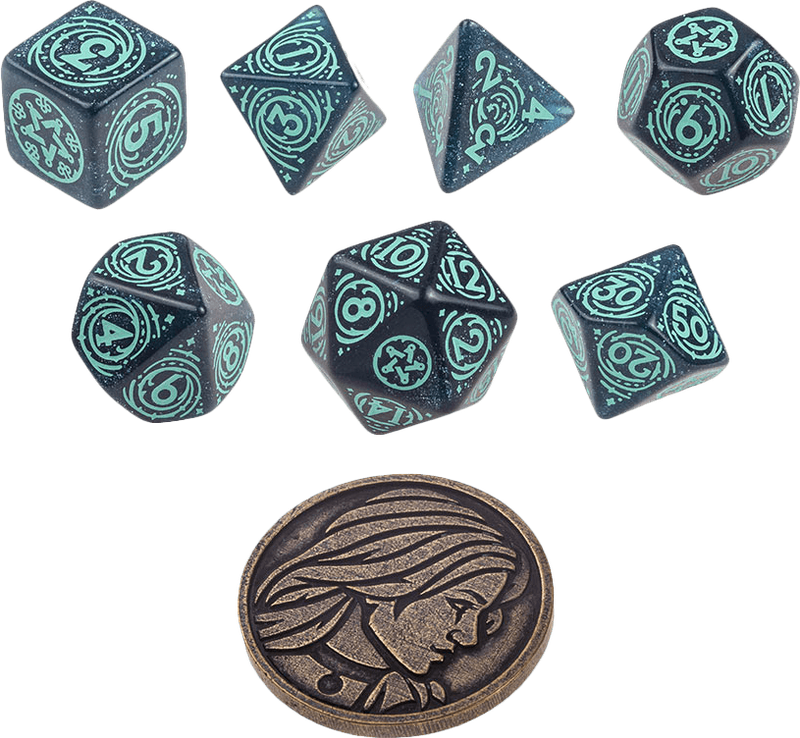Witcher Dice Set, The: Yennefer - Sorceress Supreme (New) - Q Workshop 200G
