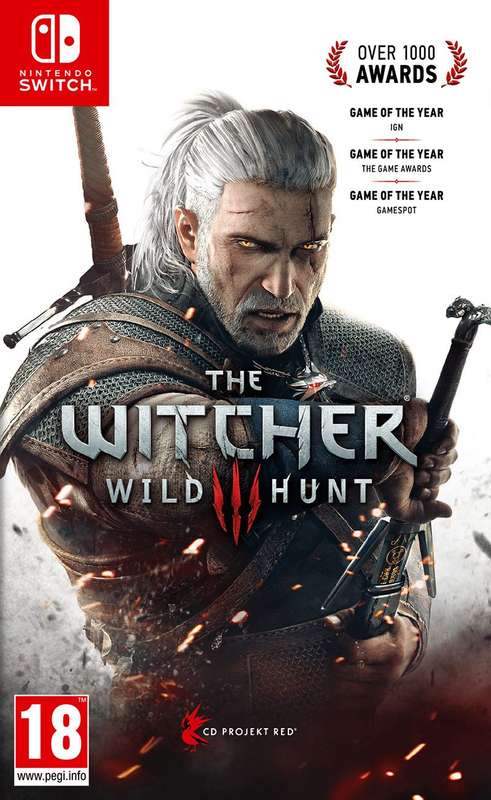 Witcher III, The: Wild Hunt *Non-English Cover* (NS / Switch)(Pwned) - CD Projekt Red 100G