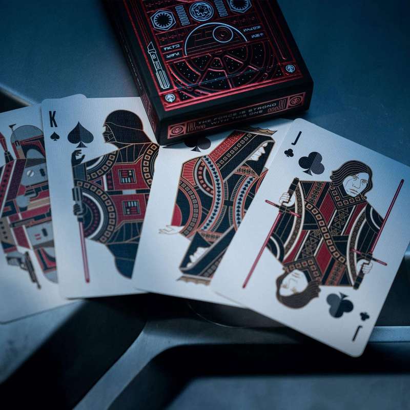 Star Wars: Red Dark Side Deck - Premium Playing Cards (New) - Theory11 100G