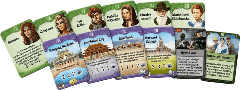 Through the Ages: New Leaders and Wonders Expansion (New) - Czech Games Edition 750G