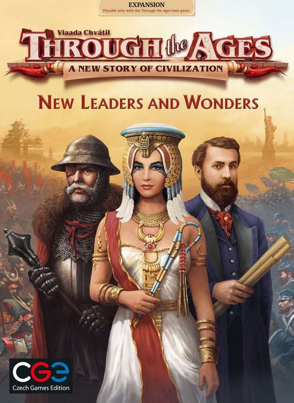 Through the Ages: New Leaders and Wonders Expansion (New) - Czech Games Edition 750G