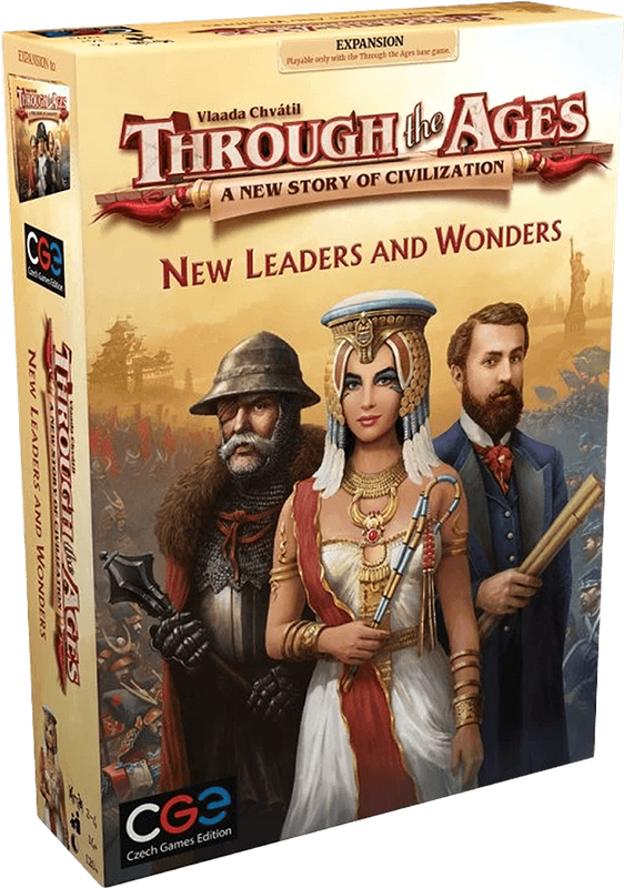 Through the Ages: New Leaders and Wonders Expansion (New) - Czech Games Edition 750G