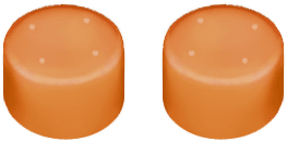 Controller Thumb Grips - Silicone Enhanced Precision - Orange (PS1 / PS2 / PS3 / PS4 / Xbox 360 /