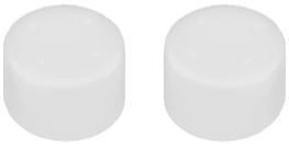 Controller Thumb Grips - Silicone Enhanced Precision - White (PS1 / PS2 / PS3 / PS4 / Xbox 360 /