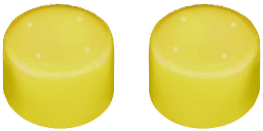 Controller Thumb Grips - Silicone Enhanced Precision - Yellow (PS1 / PS2 / PS3 / PS4 / Xbox 360 /