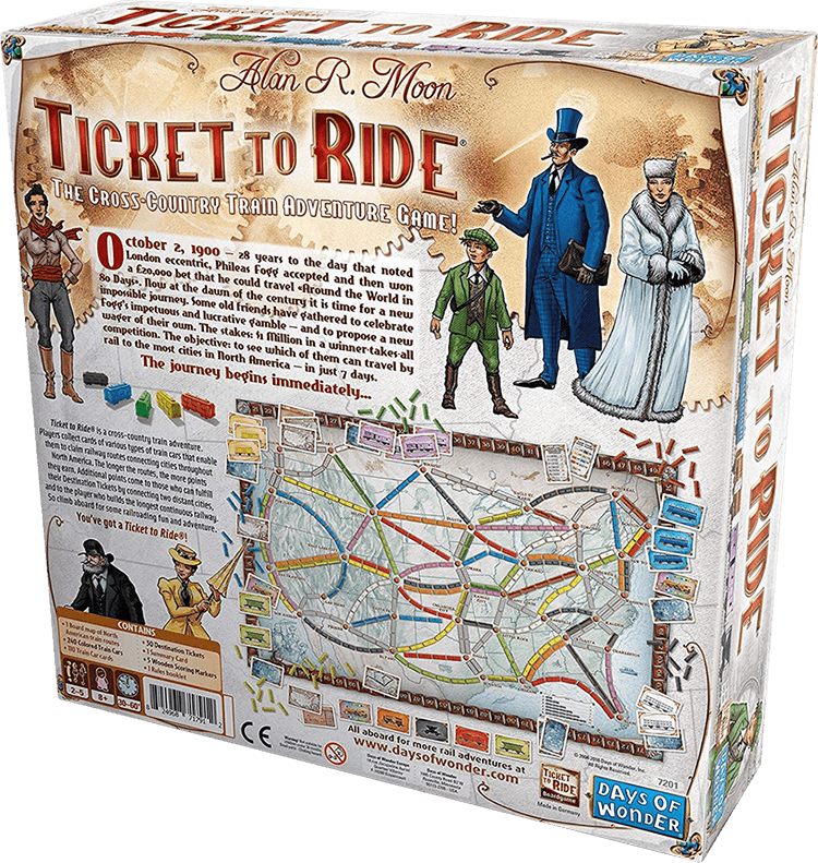 Ticket to Ride (New) - Days of Wonder 1000G