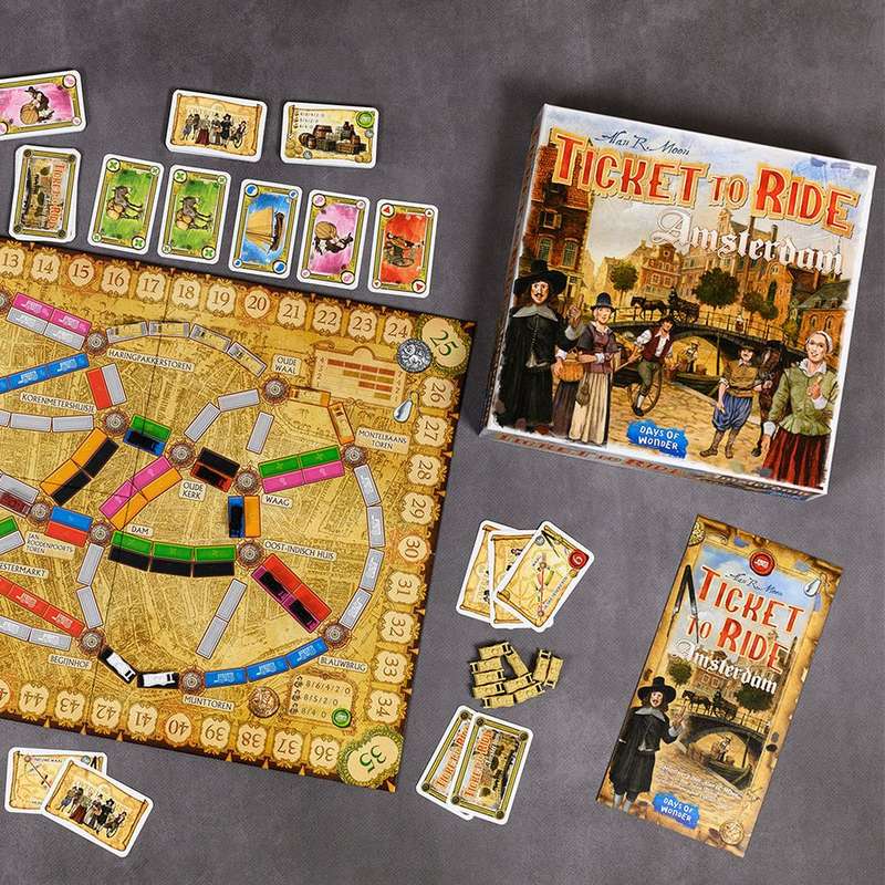 Ticket to Ride: Amsterdam (New) - Days of Wonder 750G