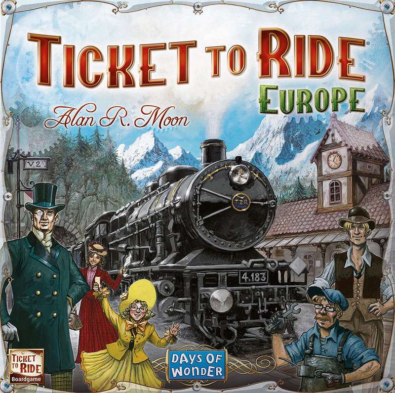 Ticket to Ride: Europe (New) - Days of Wonder 1000G