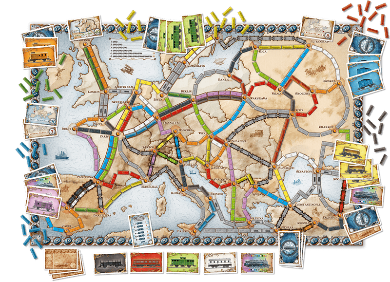Ticket to Ride: Europe (New) - Days of Wonder 1000G