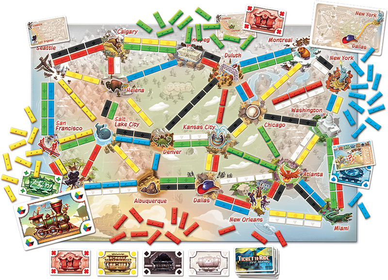 Ticket to Ride: First Journey (New) - Days of Wonder 1200G