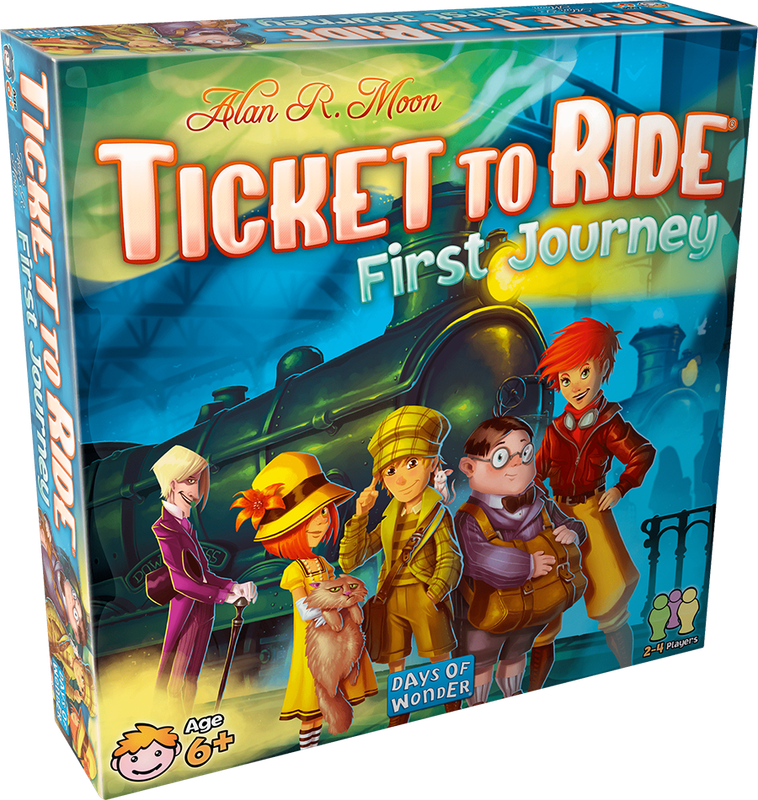 Ticket to Ride: First Journey (New) - Days of Wonder 1200G