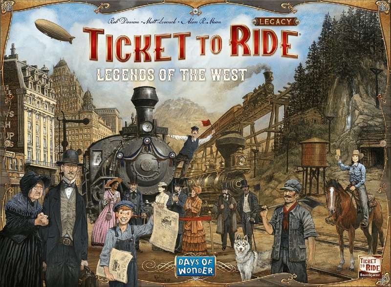 Ticket to Ride Legacy: Legends of the West (New) - Days of Wonder 5000G