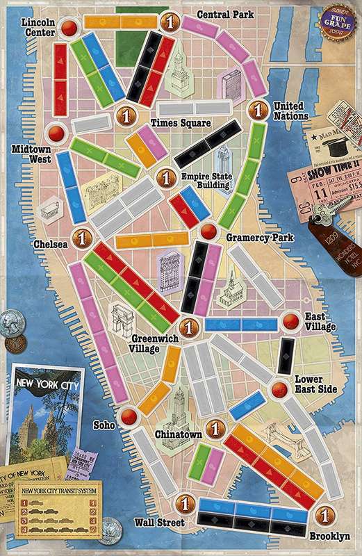 Ticket to Ride: New York (New) - Days of Wonder 500G